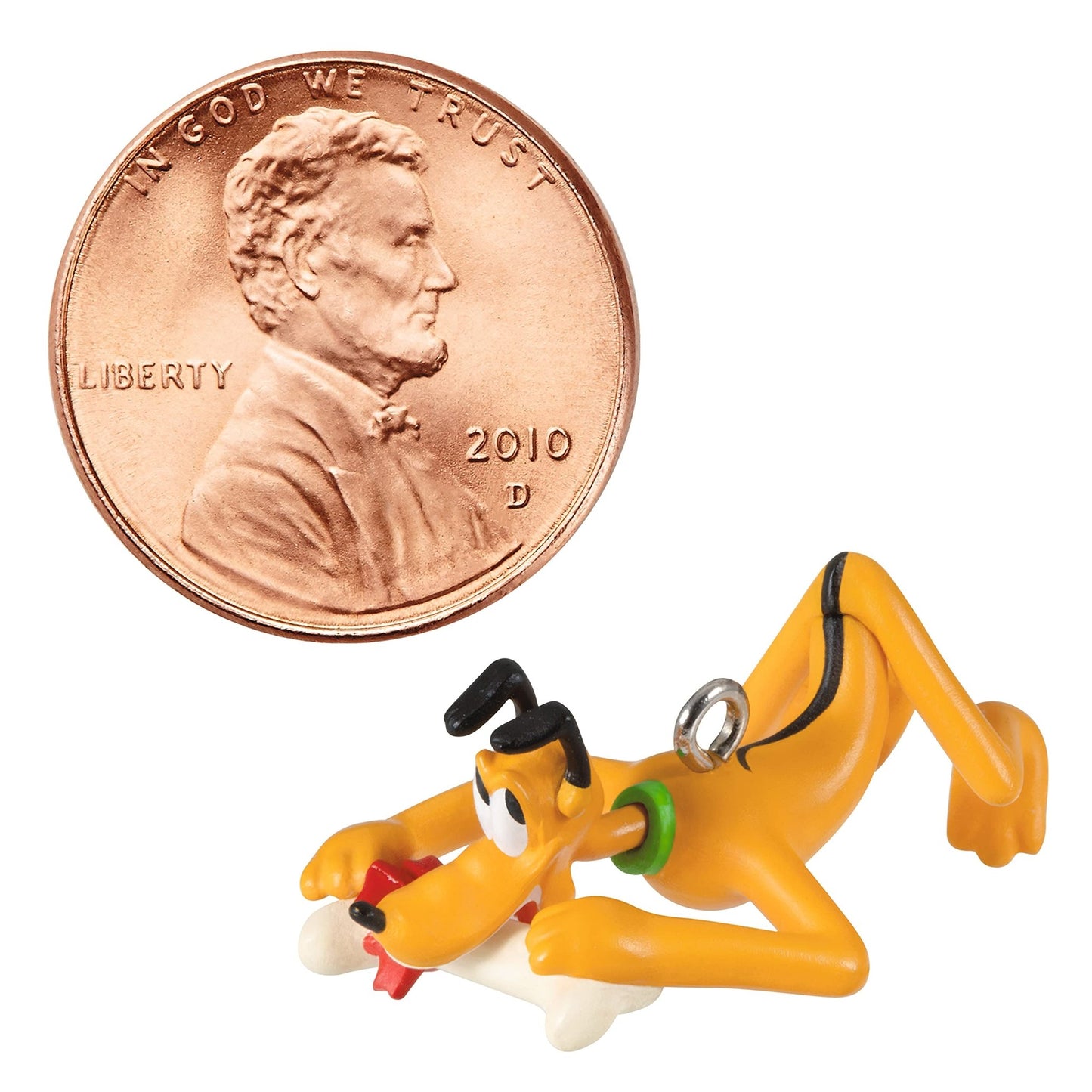Hallmark Keepsake 0.4" Miniature Christmas Ornament 2021, Disney Merry Lil' Pluto, Mini