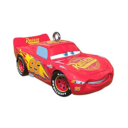 Hallmark Keepsake 0.5" Miniature Christmas Ornament 2022, Disney/Pixar Cars Lil' Lightning McQueen, Mini