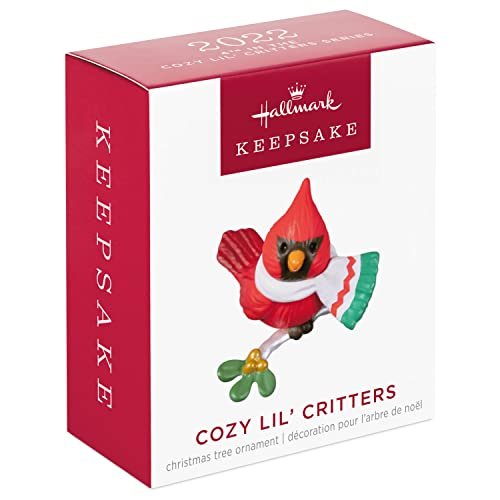 Hallmark Keepsake 0.94" Miniature Christmas Ornament 2022, Cozy Lil' Critters, Mini