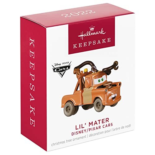 Hallmark Keepsake 1.02" Miniature Christmas Ornament 2022, Disney/Pixar Cars Lil' Mater, Mini
