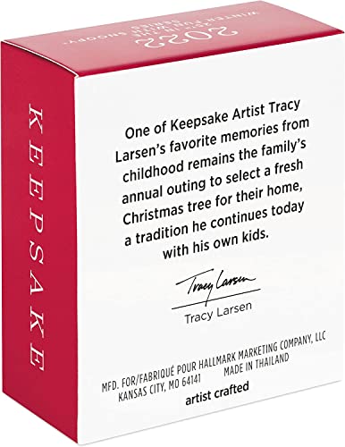 Hallmark Keepsake 1.16" Miniature Christmas Ornament 2022, Peanuts Winter Fun with Snoopy, Mini