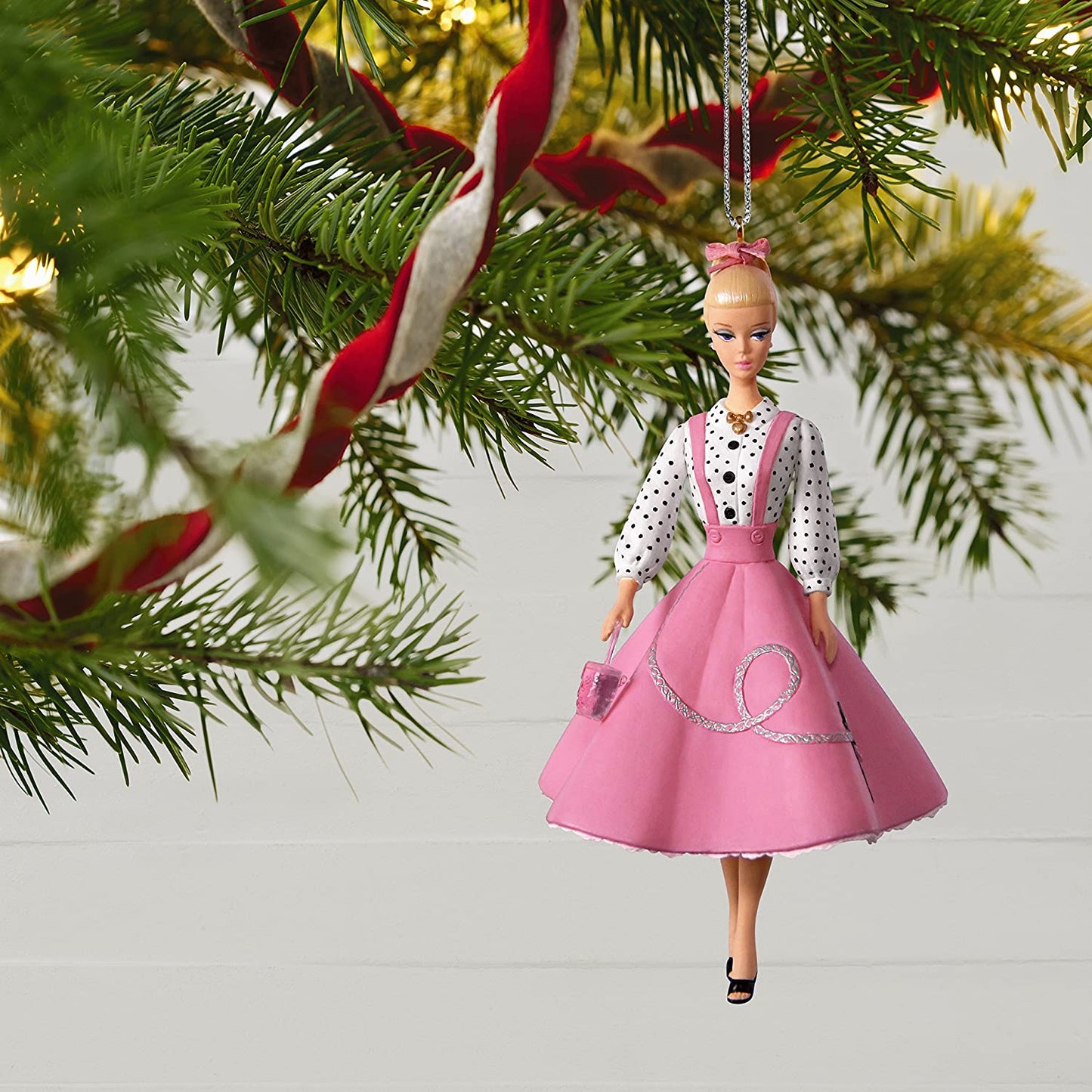 Hallmark Keepsake Christmas Ornament 2018 Year Dated, Barbie Soda Shop
