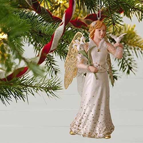 Hallmark Keepsake Christmas Ornament 2018 Year Dated, Christmas Angels Peace