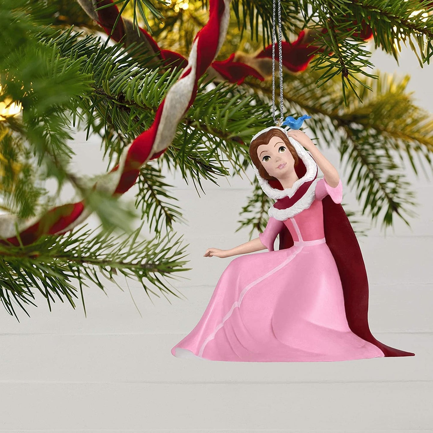 Hallmark Keepsake Christmas Ornament 2020, Disney Beauty and the Beast Something There Belle