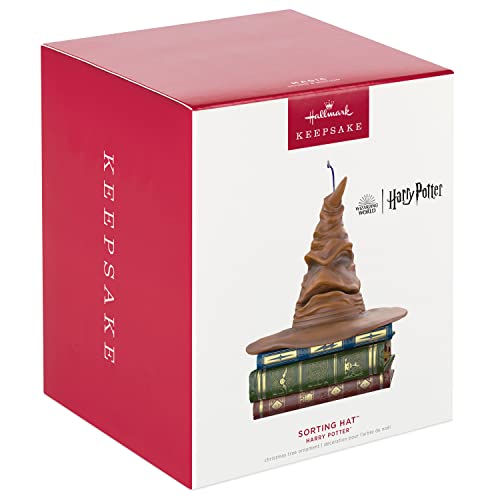 Hallmark Keepsake Christmas Ornament 2021, Harry Potter Sorting Hat with Sound and Motion