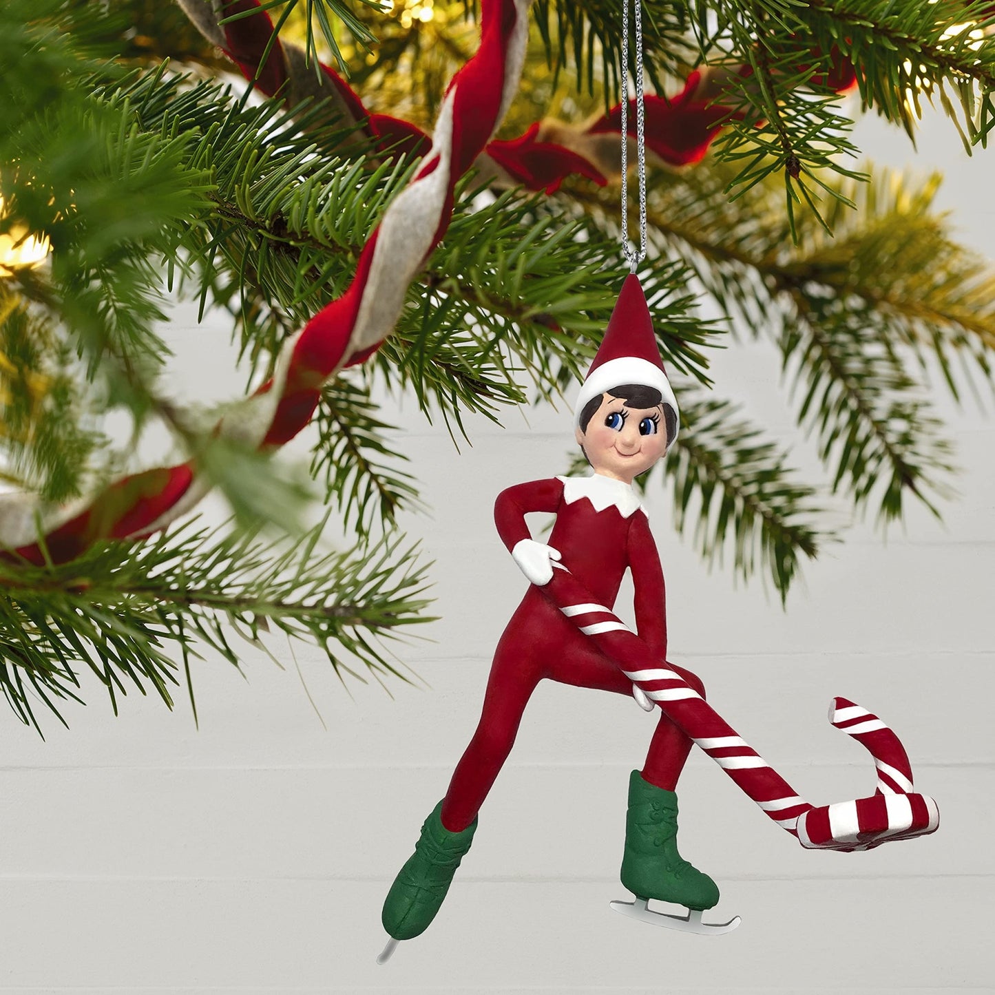 Hallmark Keepsake Christmas Ornament 2021, The Elf on The Shelf Elf on Ice Hockey