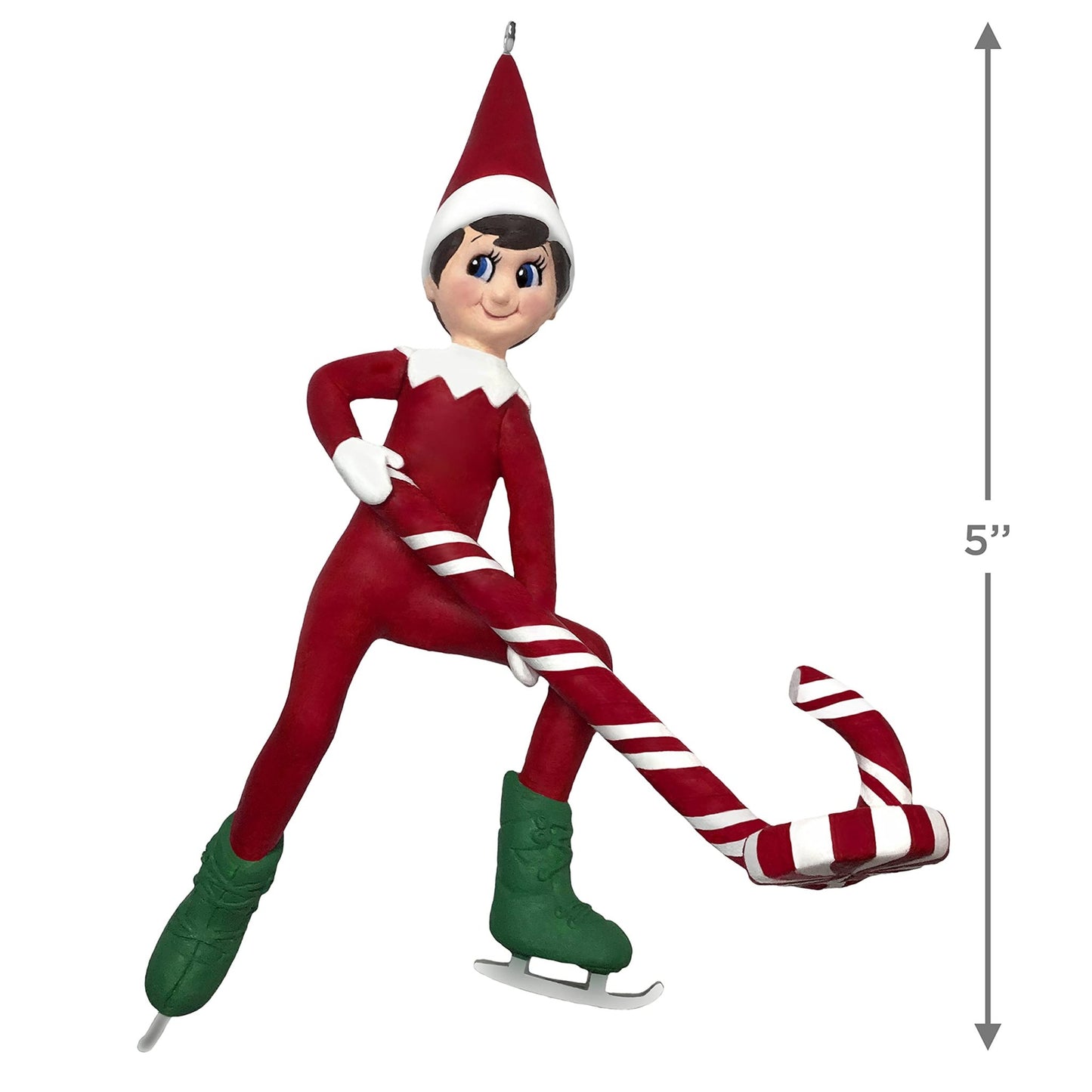 Hallmark Keepsake Christmas Ornament 2021, The Elf on The Shelf Elf on Ice Hockey