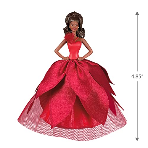 Hallmark Keepsake Christmas Ornament 2022 Black Holiday Barbie Doll