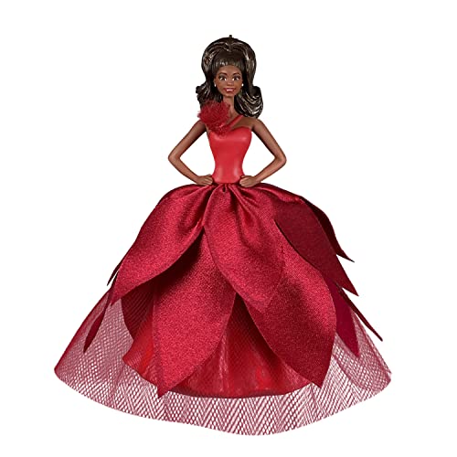 Hallmark Keepsake Christmas Ornament 2022 Black Holiday Barbie Doll