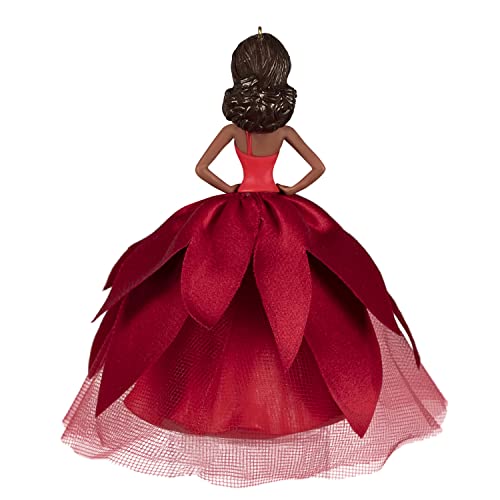 Hallmark Keepsake Christmas Ornament 2022 Black Holiday Barbie Doll
