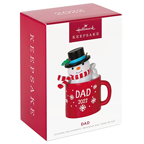 Hallmark Keepsake Christmas Ornament 2022, Dad Hot Cocoa Mug