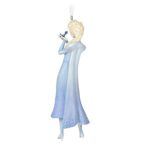 Hallmark Keepsake Christmas Ornament 2022, Disney Frozen 2 Elsa and The Fire Spirit, Porcelain