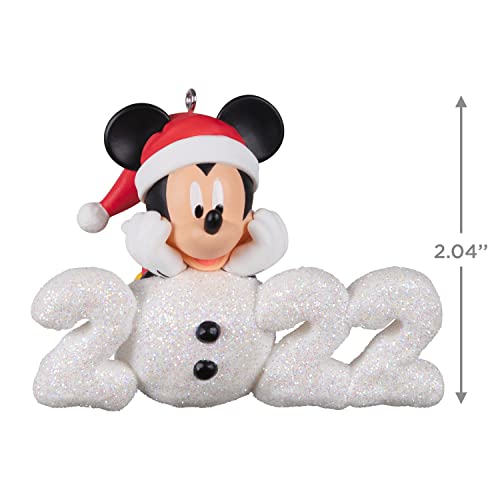 Hallmark Keepsake Christmas Ornament 2022, Disney Mickey Mouse A Year of Disney Magic