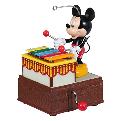 Hallmark Keepsake Christmas Ornament 2022, Disney Mickey Mouse The Musician, Music with Motion