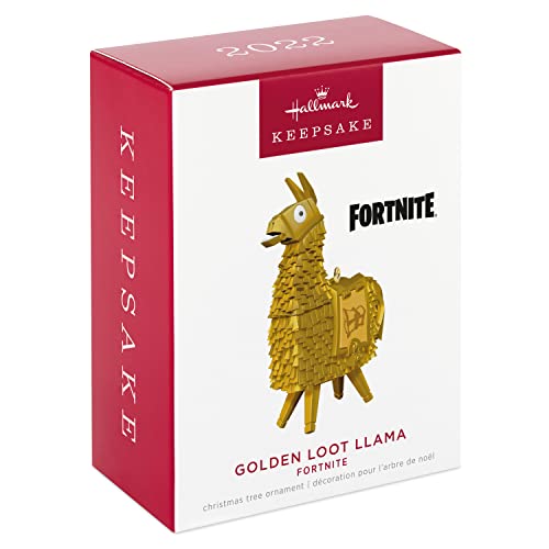 Hallmark Keepsake Christmas Ornament 2022, Fortnite Golden Loot Llama