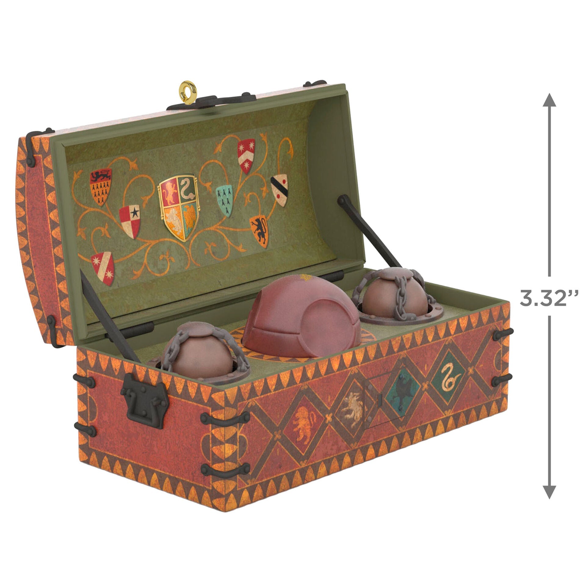 Hallmark Keepsake Christmas Ornament 2022, Harry Potter Quidditch Set Ornament With Motion