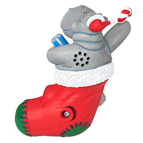 Hallmark Keepsake Christmas Ornament 2022, I Want a Hippopotamus for Christmas with Music