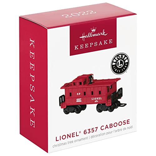Hallmark Keepsake Christmas Ornament 2022, Lionel 6357 Caboose, Metal