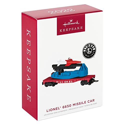 Hallmark Keepsake Christmas Ornament 2022, Lionel 6650 Missile Car, Metal