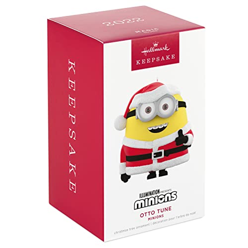Hallmark Keepsake Christmas Ornament 2022, Minions: The Rise of Gru, Otto Tune with Music