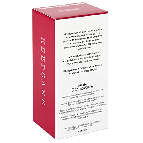 Hallmark Keepsake Christmas Ornament 2022, National Lampoon's Christmas Vacation Clark Griswold, Light and Sound