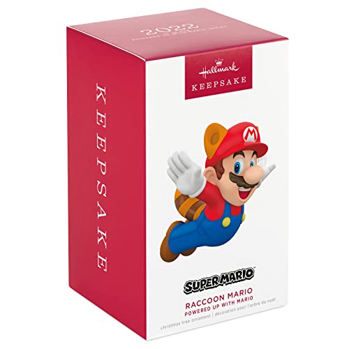 Hallmark Keepsake Christmas Ornament 2022, Nintendo Super Mario Powered Up with Mario Raccoon