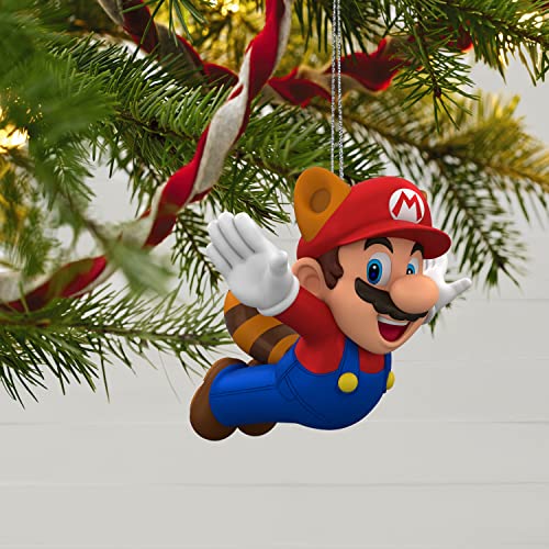 Hallmark Keepsake Christmas Ornament 2022, Nintendo Super Mario Powered Up with Mario Raccoon