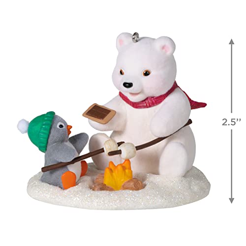 Hallmark Keepsake Christmas Ornament 2022, Snowball and Tuxedo S'More Fun