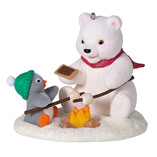 Hallmark Keepsake Christmas Ornament 2022, Snowball and Tuxedo S'More Fun