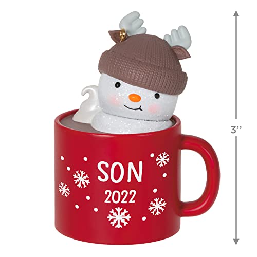 Hallmark Keepsake Christmas Ornament 2022, Son Hot Cocoa Mug