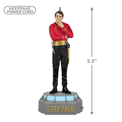 Hallmark Keepsake Christmas Ornament 2022, Star Trek Mirror, Mirror Collection - Scotty, Lieutenant Commander Montgomery Scott, Light and Sound