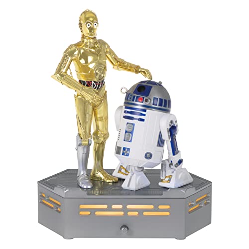 Hallmark Keepsake Christmas Ornament 2022, Star Wars: A New Hope Collection C-3PO and R2-D2, Light and Sound