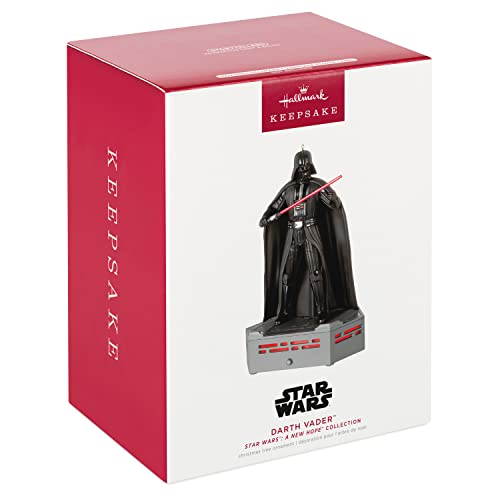 Hallmark Keepsake Christmas Ornament 2022, Star Wars: A New Hope Collection Darth Vader, Light and Sound