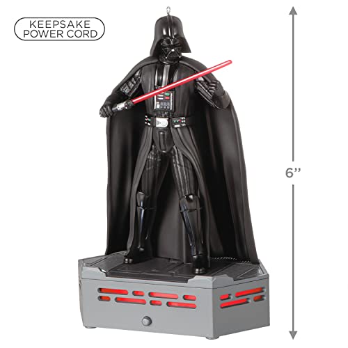 Hallmark Keepsake Christmas Ornament 2022, Star Wars: A New Hope Collection Darth Vader, Light and Sound