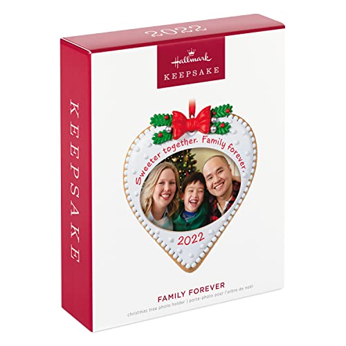Hallmark Keepsake Christmas Ornament 2022 Year-Dated, Family Forever Cookie Photo Frame