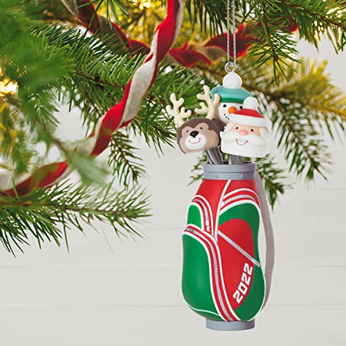Hallmark Keepsake Christmas Ornament 2022 Year-Dated, Ho-Ho-Hole in One
