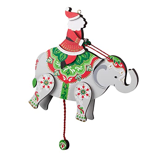 Hallmark Keepsake Christmas Ornament 2022 Year-Dated, Santa with Elephant