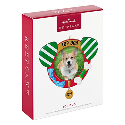 Hallmark Keepsake Christmas Ornament 2022 Year-Dated, Top Dog Photo Frame