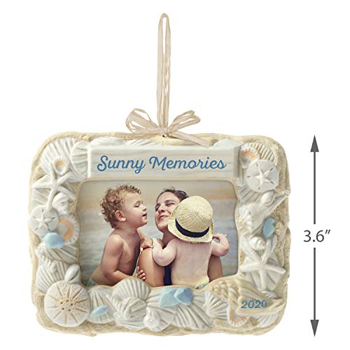 Hallmark Keepsake Ornament 2020 Seashell Sun and Fun, Beach Picture Frame