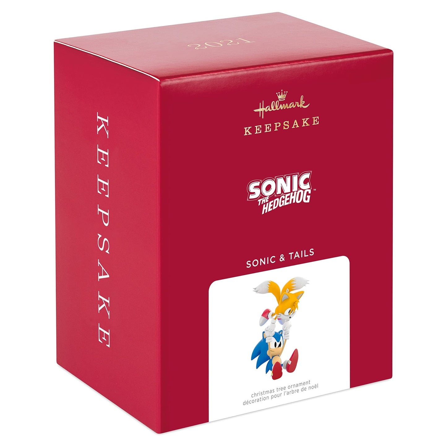 Hallmark Keepsake Plastic Christmas Ornament 2021, Sonic The Hedgehog Sonic & Tails