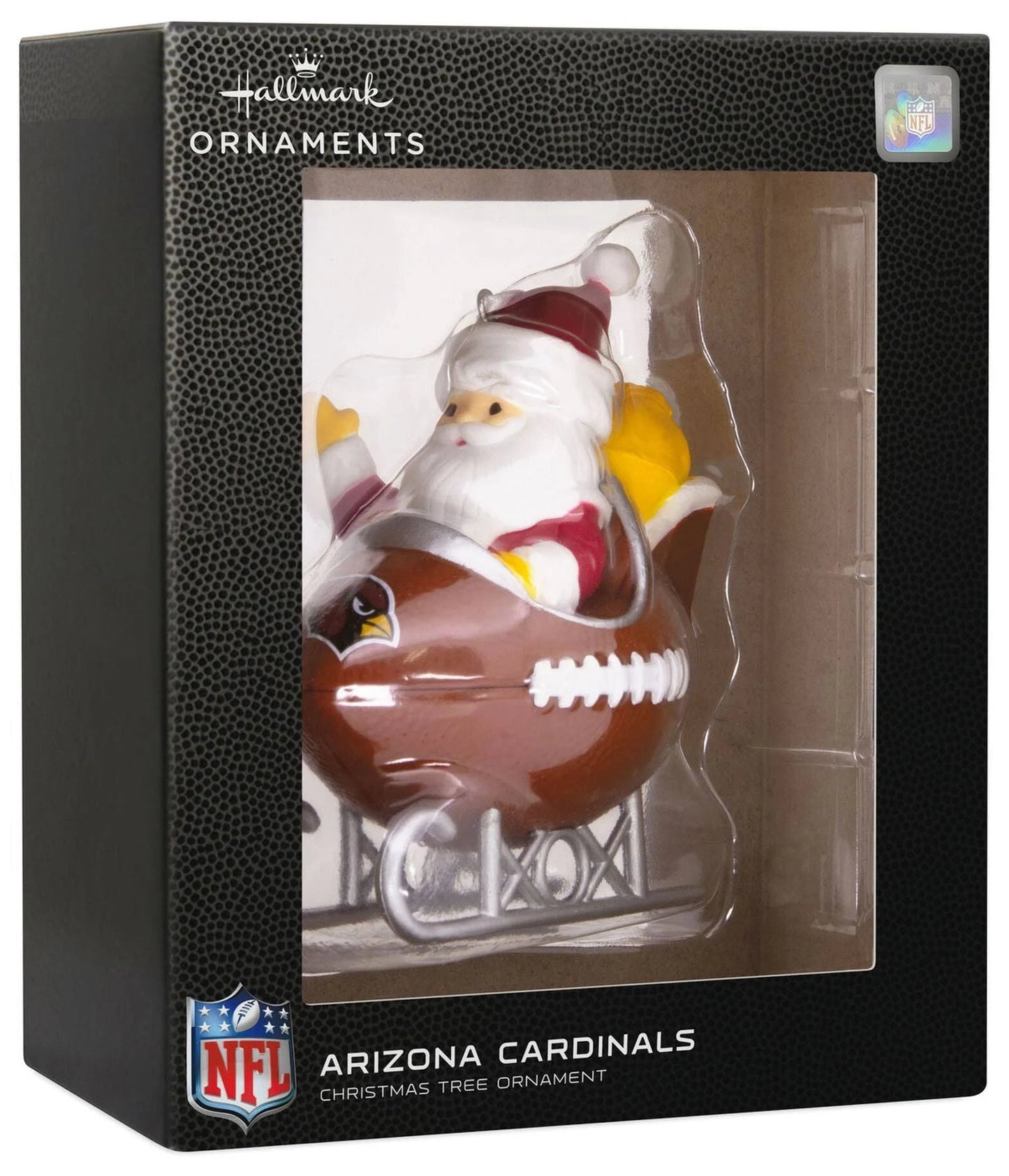 Hallmark NFL Arizona Cardinals Santa Football Sled Ornament