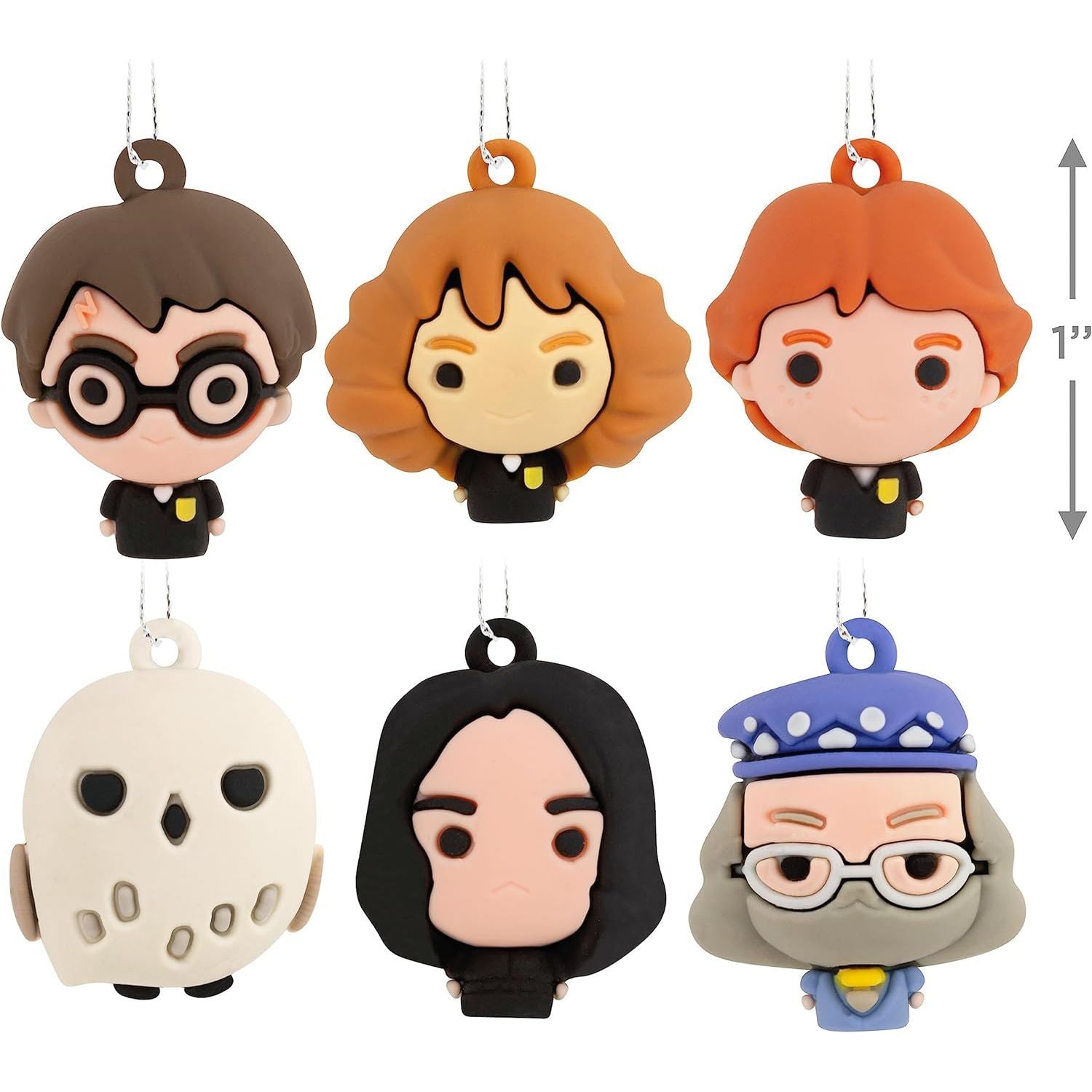 Harry Potter and Friends Miniature Hallmark Ornaments, Set of 6