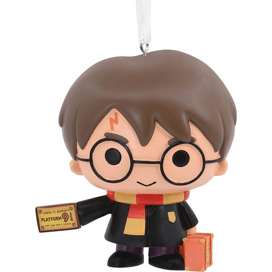 Harry Potter With Train Ticket Hallmark Ornament