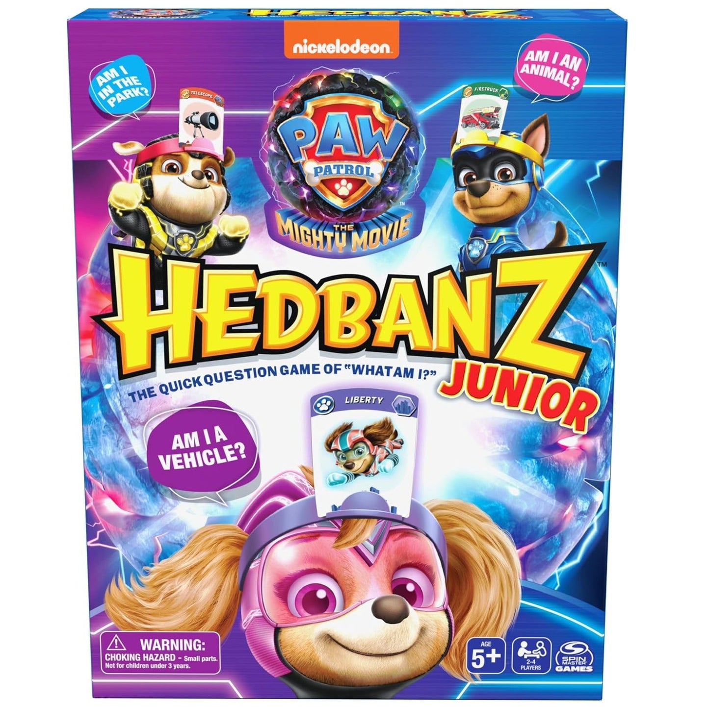 Hedbanz Junior PAW Patrol The Mighty Movie Game