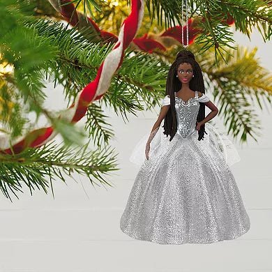 Holiday Barbie African American #7, 2021 Keepsake Ornament