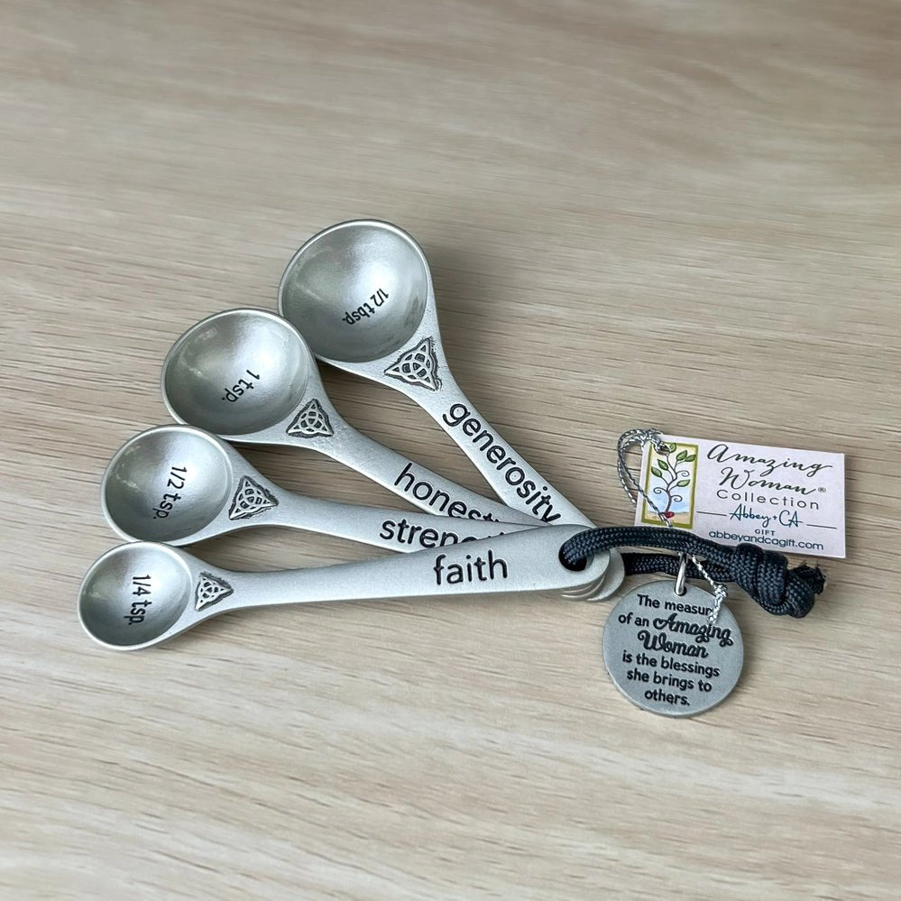 Irish Amazing Woman Measuring Spoons, Set of 4