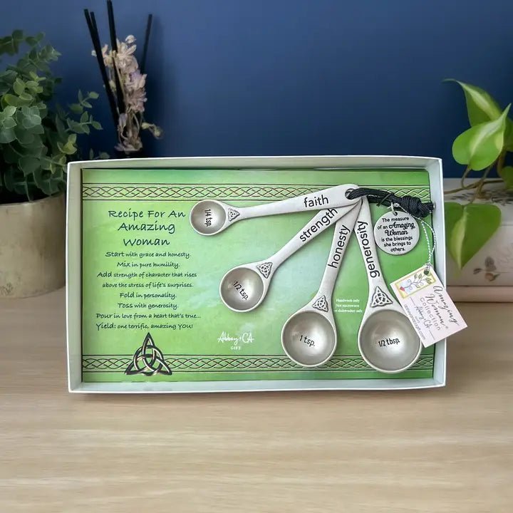 Irish Amazing Woman Measuring Spoons, Set of 4