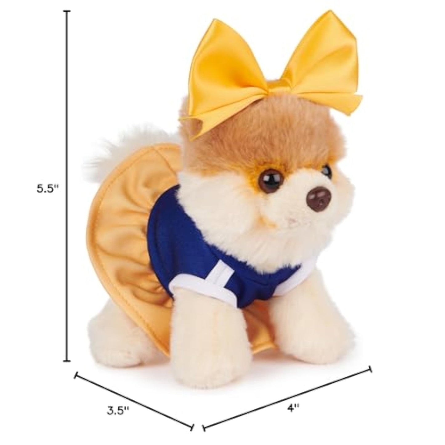 Itty Bitty Boo Cheerleader Stuffed Animal Plush, 5"