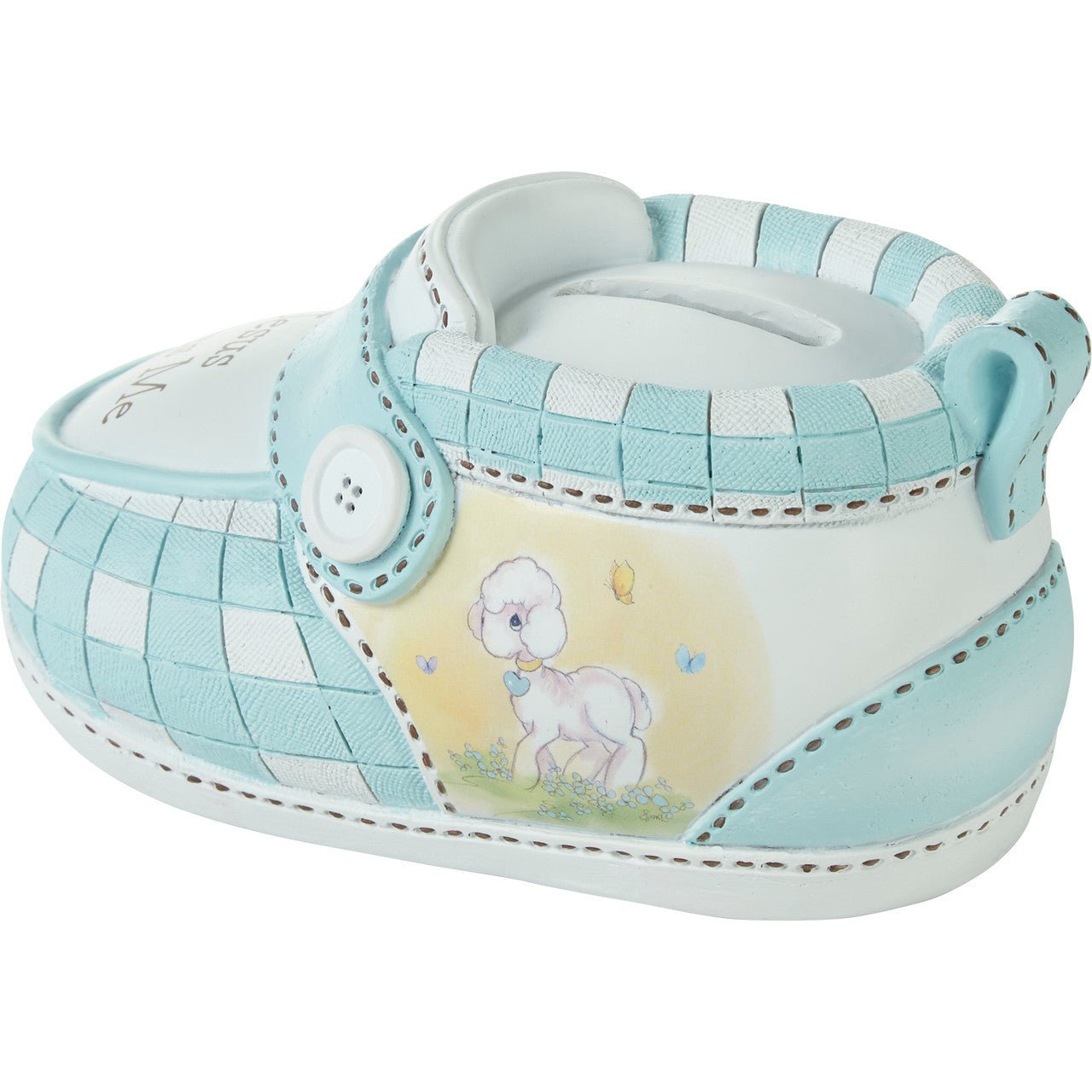 Jesus Loves Me Blue Bootie Bank