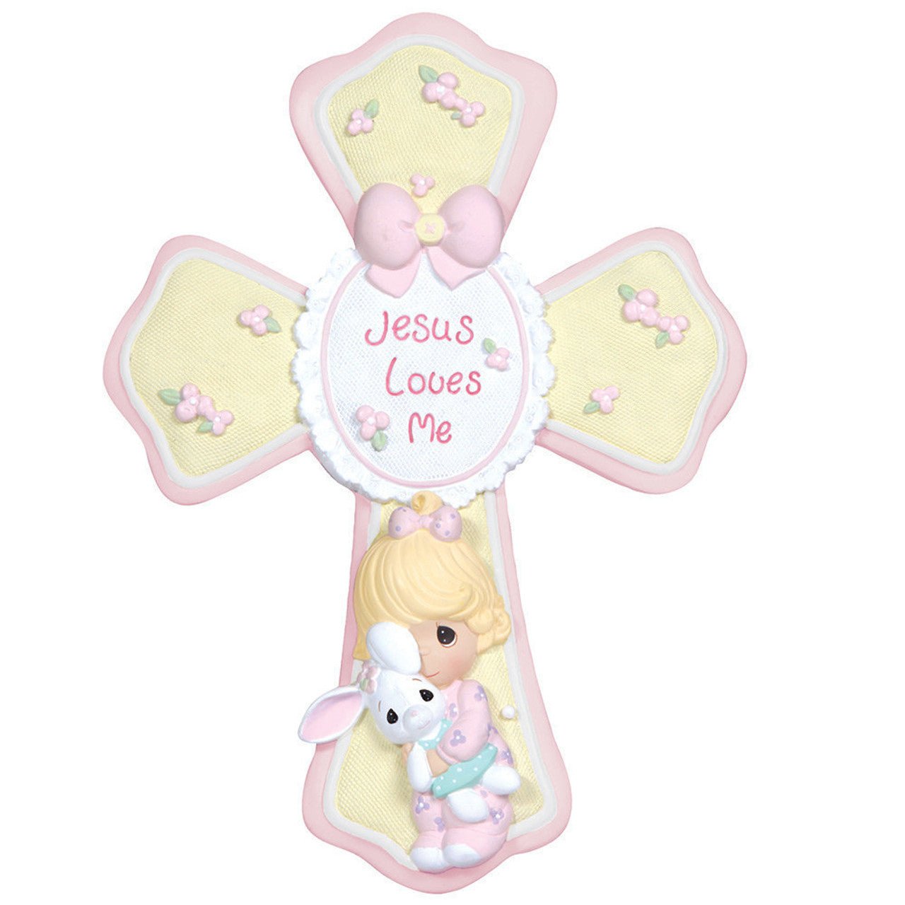 Jesus Loves Me, Cross with Stand, Girl